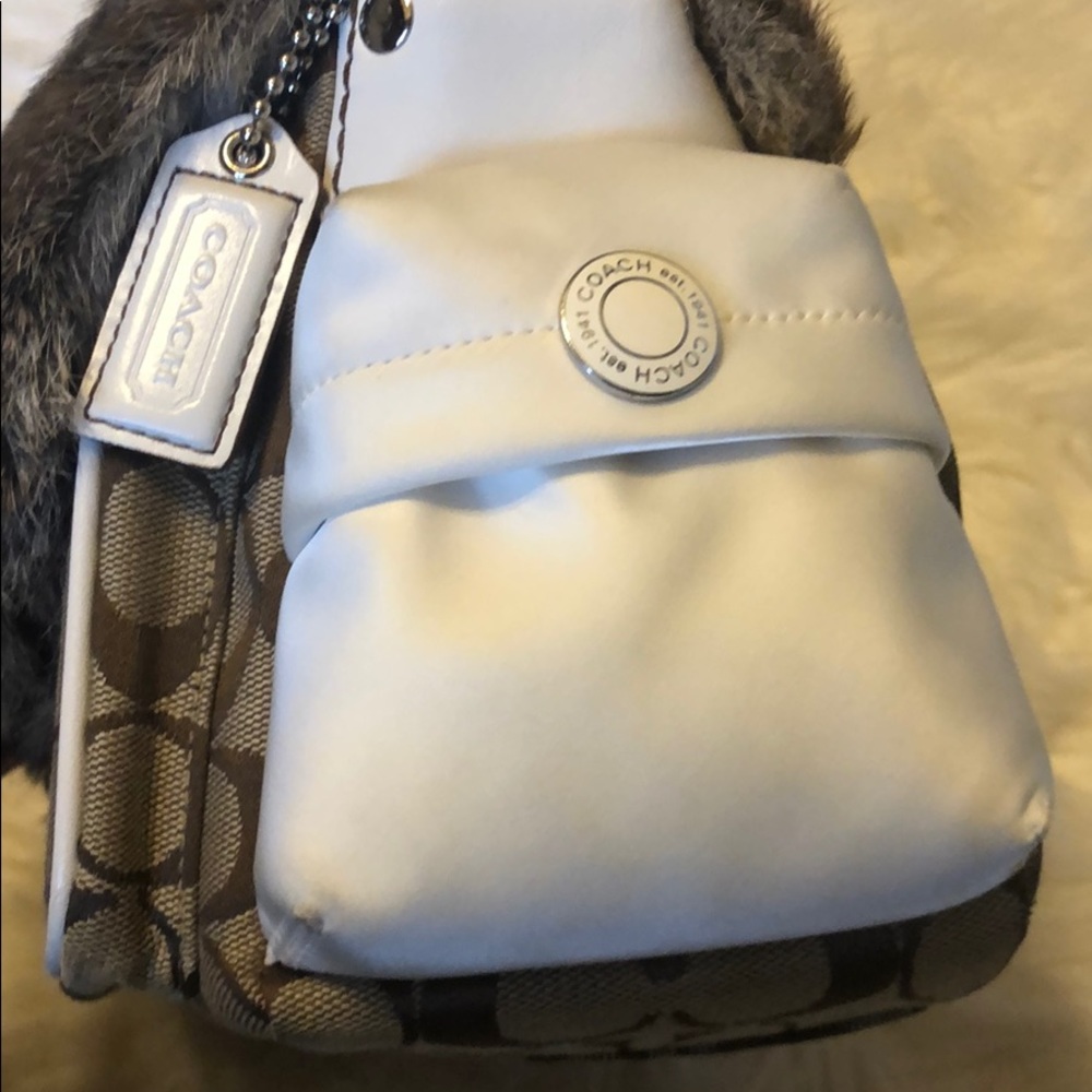 Gorgeous Coach Rabbit Fur Bag - Picture 5 of 8